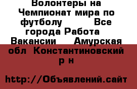 Волонтеры на Чемпионат мира по футболу 2018. - Все города Работа » Вакансии   . Амурская обл.,Константиновский р-н